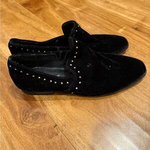 Women velvet loafers